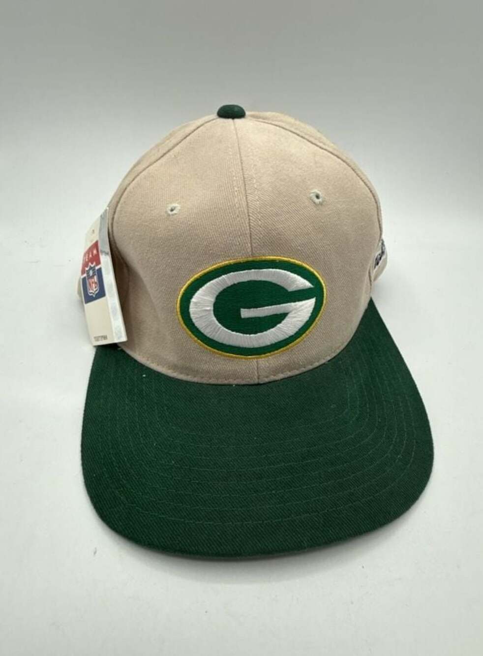 Vintage 90s STARTER Green Bay Packers NFL Miller Lite Snapback Hat